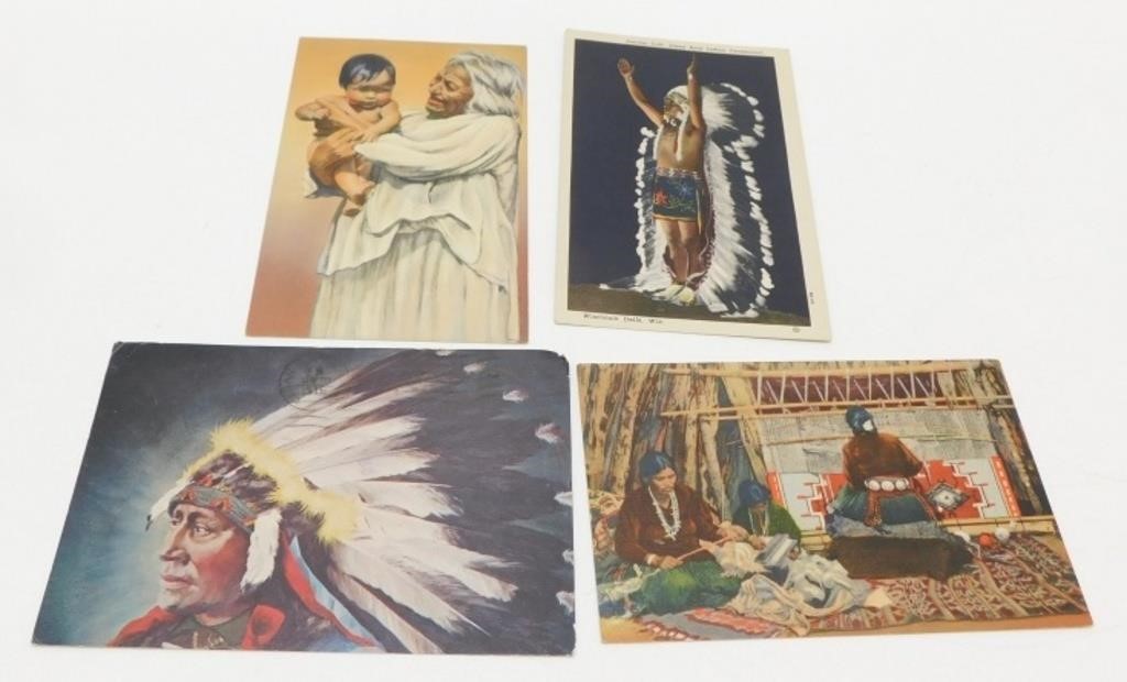 Vintage Native American Post Cards: Apache,