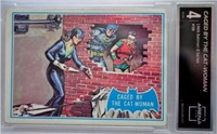 1966 Topps BATMAN Blue Bat #5B Caged By The Cat-W4