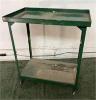 2x3ft Metal Roller Table, Good Tool Cart