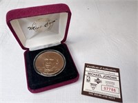 Michael Jordan Bronze Mint-Coin in Box w/ COA