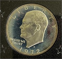 1972-S  Eisenhower Silver Dollar Proof US Mint