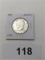 1964 Kennedy Half Dollar Coin - UNC