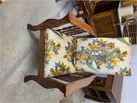 Beautiful Antique Oak Recliner Chair