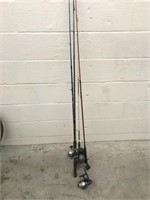 Lot of 4 Fishing Rods