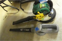Earthwise cordless blower and gas blower
