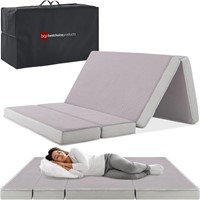 Portable Mattress Topper Queen 4in Foldable