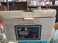 Vintage manual battery charger 6 amp
