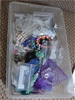 Small Box of Costume Jewelry