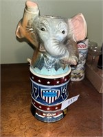 Republican Elephant Jim Beam Bottle