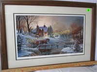 Heading Home Framed Print by Terry Redlin