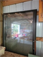 Complete sliding glass patio door assembly
