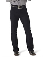 Wrangler mens Wrancher Dress jeans, Navy, 30W x