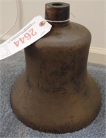 Large and heavy 12” brass bell (missing center