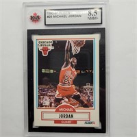 MICHEAL JORDAN 1990-91 8.5 NMM+ FLEER CARD