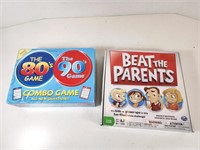 GUC 80's/90's & Beat The Parents Board Games (x2)