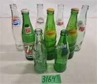 9 – Vintage Misc. Old Pop Bottles