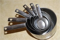 Stainless Steel Measuring Cups from 1/8 to 2 Cups
