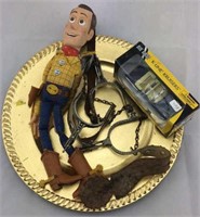 Woody from Toy Story Doll and Die Cast Car