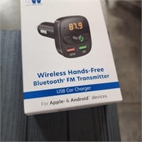 Just Wireless Bluetooth FM Transmitter - Black