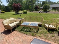 Vintage Natural Rattan Furniture Set