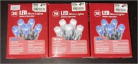 (3)LED STRING LGHTS-(2+1)