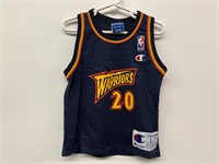 VTG HUGHES No.20 Warriors Jersey Size L 7 Kids