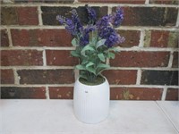 Flower Pot with Lavender Foliage
