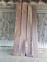 Wide walnut board 12'6" long