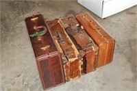 Lot of Vintage Suitcases