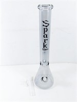 NEW Spark Brand Glass Bong (18"H)
