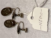 Vintage Pair Signed Nemo Earrings