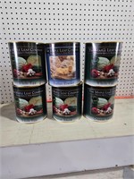 Six cans of maple leaf dehydrated food
