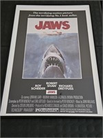 Framed Jaws Movie Poster