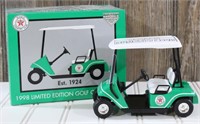 Texaco Country Club Golf Cart Locking Coin Bank