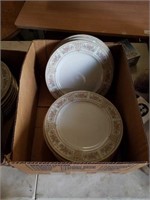 Box of China plates