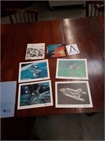 Folder of space shuttle memorabilia