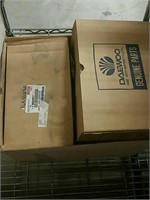 Box of car parts