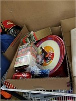 Box of Coca-Cola plates