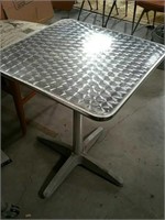 Aluminum table