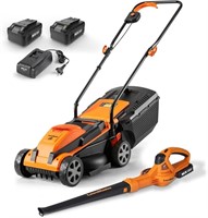 LawnMaster 24V Cordless Mower & Blower Combo