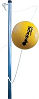 Permanent Outdoor Tetherball Set  2-Piece Pole