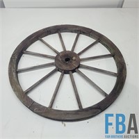 Decorative Wooden Wagon Wheel