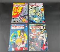 Lot of 4 Robotech Masters 1980's Comics Comico