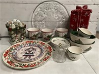 Lot of Christmas Fitz and Floyd and Spode