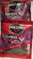 2 in date Jack Links jerky Doritos Spicy Sweet