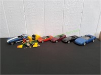 (6) Diecast Sports Cars