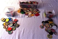 1960's plastic tokens.