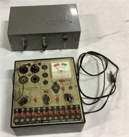 Lafayette tube & transistor tester & radio