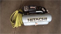 Hitachi Air Compressor & 50’ Hose