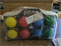 HEY PLAY BEGINNER BOCCE BALL SET WITH 8 COLORFUL